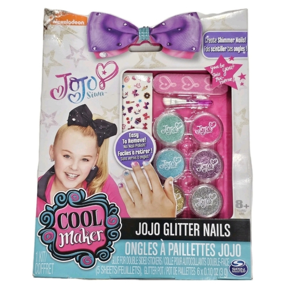 Cool Maker Kids Glitter Nail Art Kit Fairy Whimsical Rainbow Festival Manicure